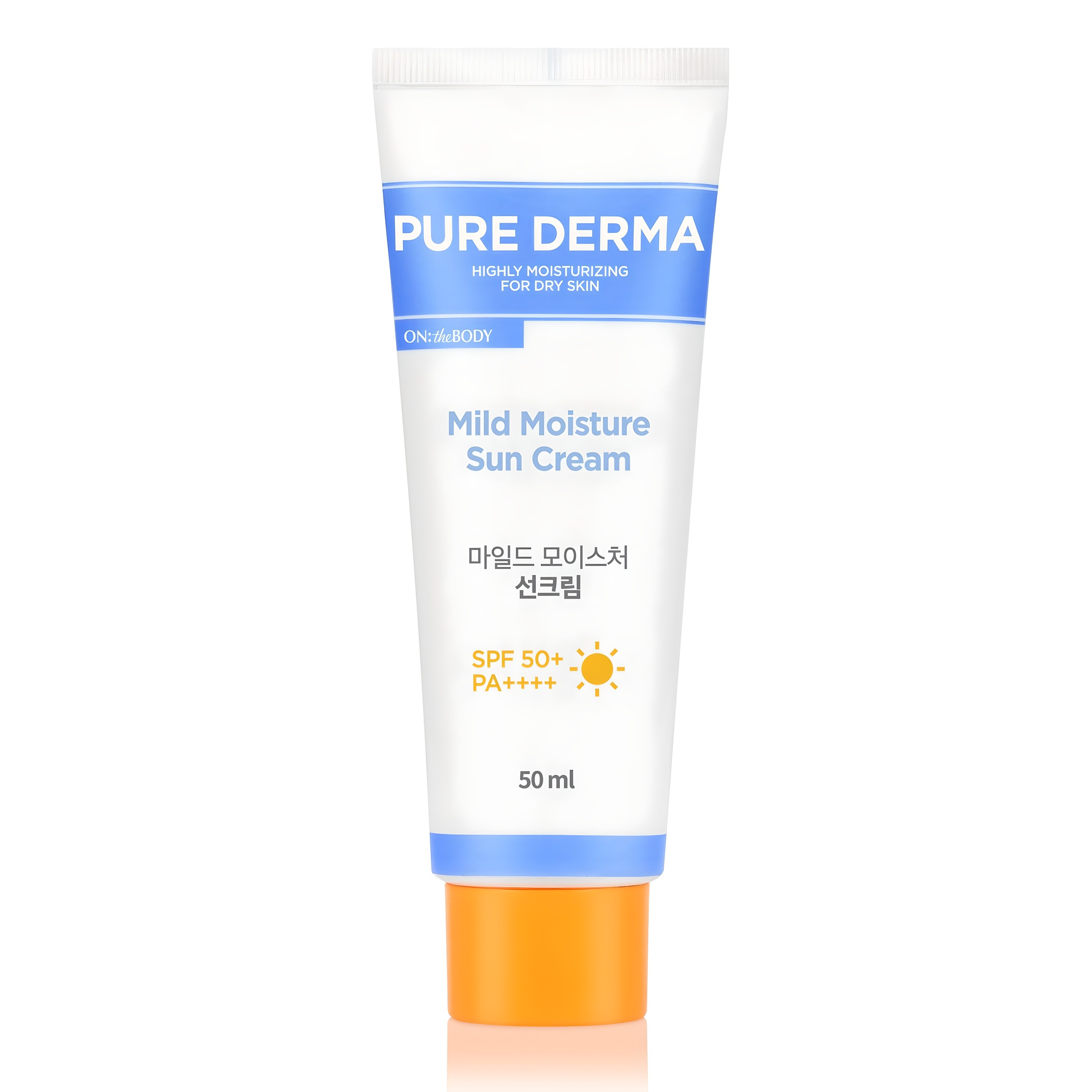 온더바디 퓨어더마 마일드 모이스처 선크림 SPF50+ PA++++ 6,050원