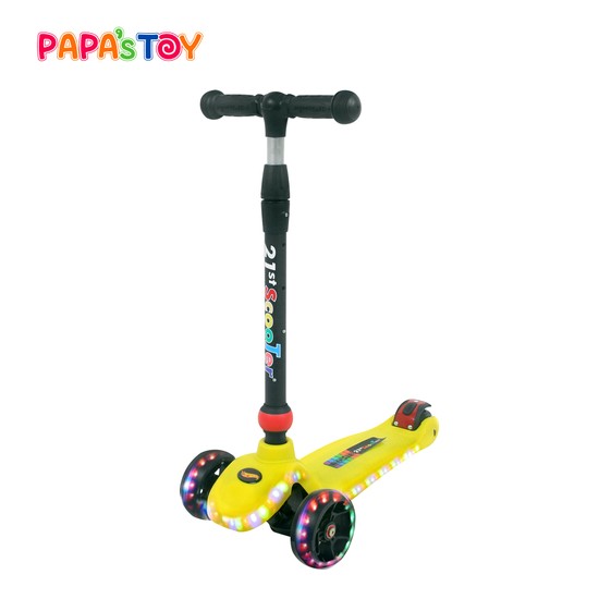 21세기 ALL LED 탈부착식 어린이 유아 킥보드 옐로우 60,330원