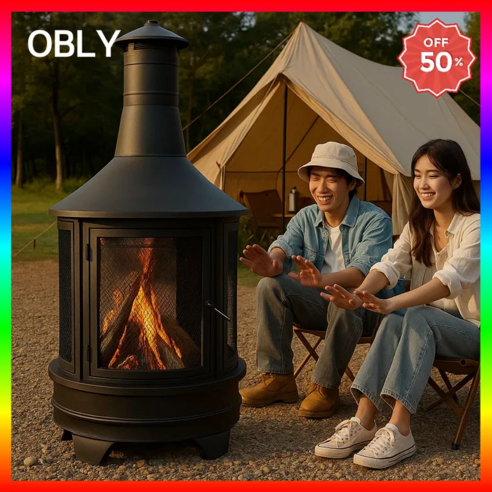 OBLY 불멍 화목난로 캠핑 난로 펠렛 장작 캠핑용 스토브 560,600원