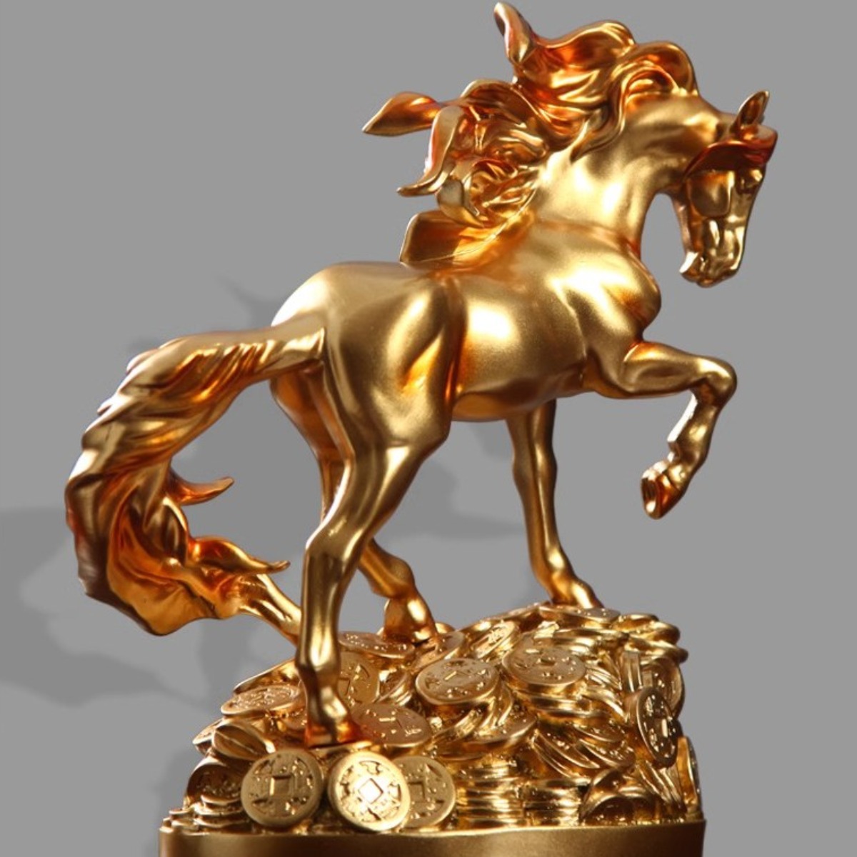 행운 재물 복 골드 말 선반 테이블 장식 조각 공예 소품 쁘띠끄빌라쥬 45,000원