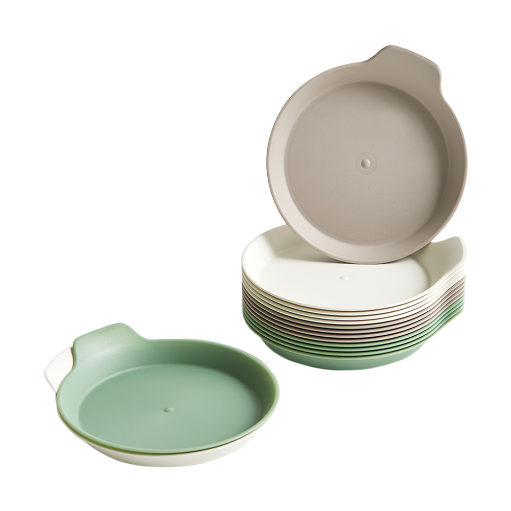 이지앤프리 무드온 플레이트 식기 세트, 1세트, 접시S, 플라워화이트 + 포레스트그린 + 우드그레이 10,400원