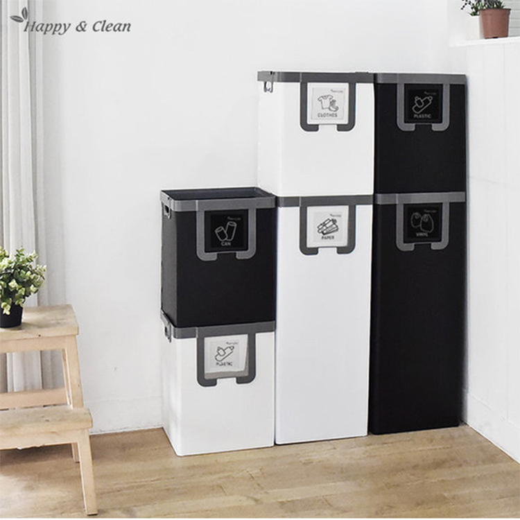 해피앤클린 대용량 재활용 분리수거함 나눔이 휴지통 쓰레기통, 1개 42,900원