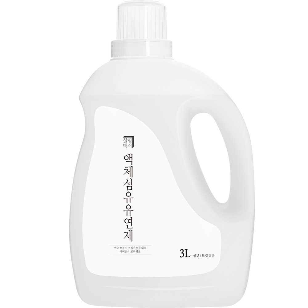 살림백서 섬유유연제 한라봉향 본품, 3L, 1개 10,900원