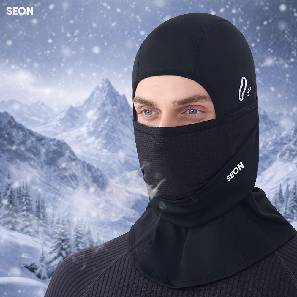 시온 써멀 바라클라바 겨울 방한 넥워머 숨쉬기편한 오토바이 자전거 스키 런닝 F5 18,000원