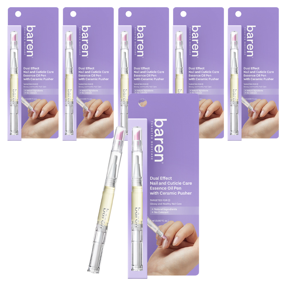 바렌 듀얼 이펙트 네일 큐티클 세라믹 푸셔 에센스 오일 펜, 2ml, 6개 59,100원