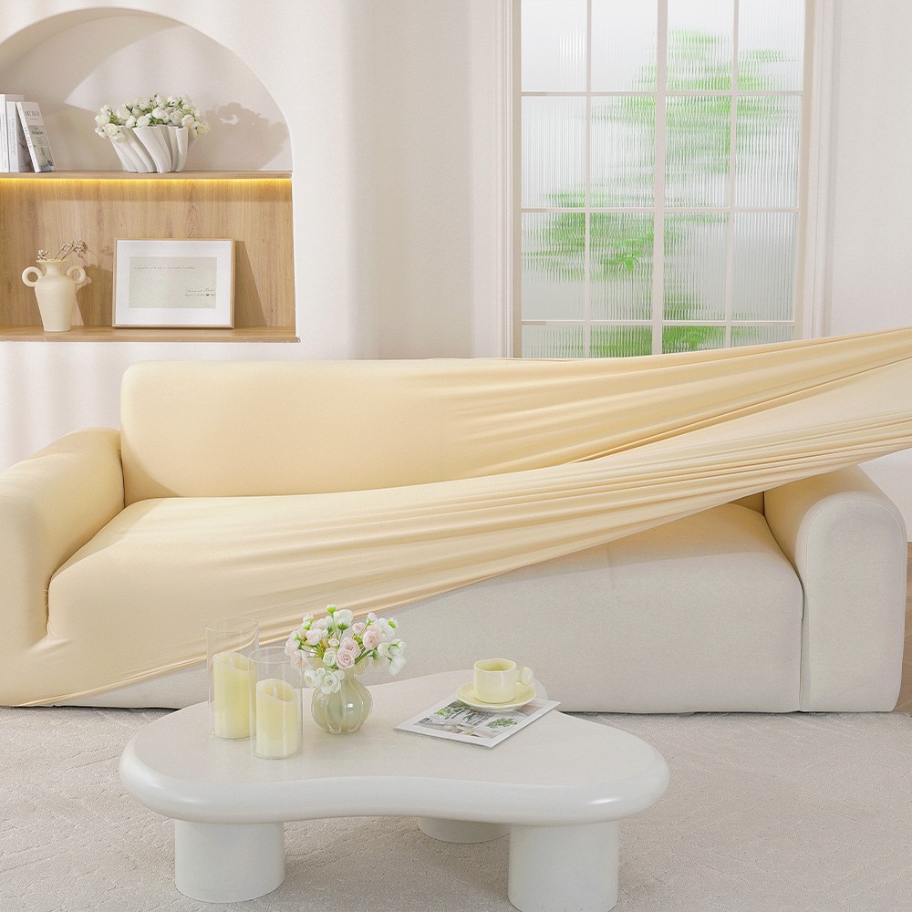 코팅블루 먼지없는 알러지케어 늘어나는 쇼파커버+쿠션커버 세트, 1개, 04.아이보리 23,800원