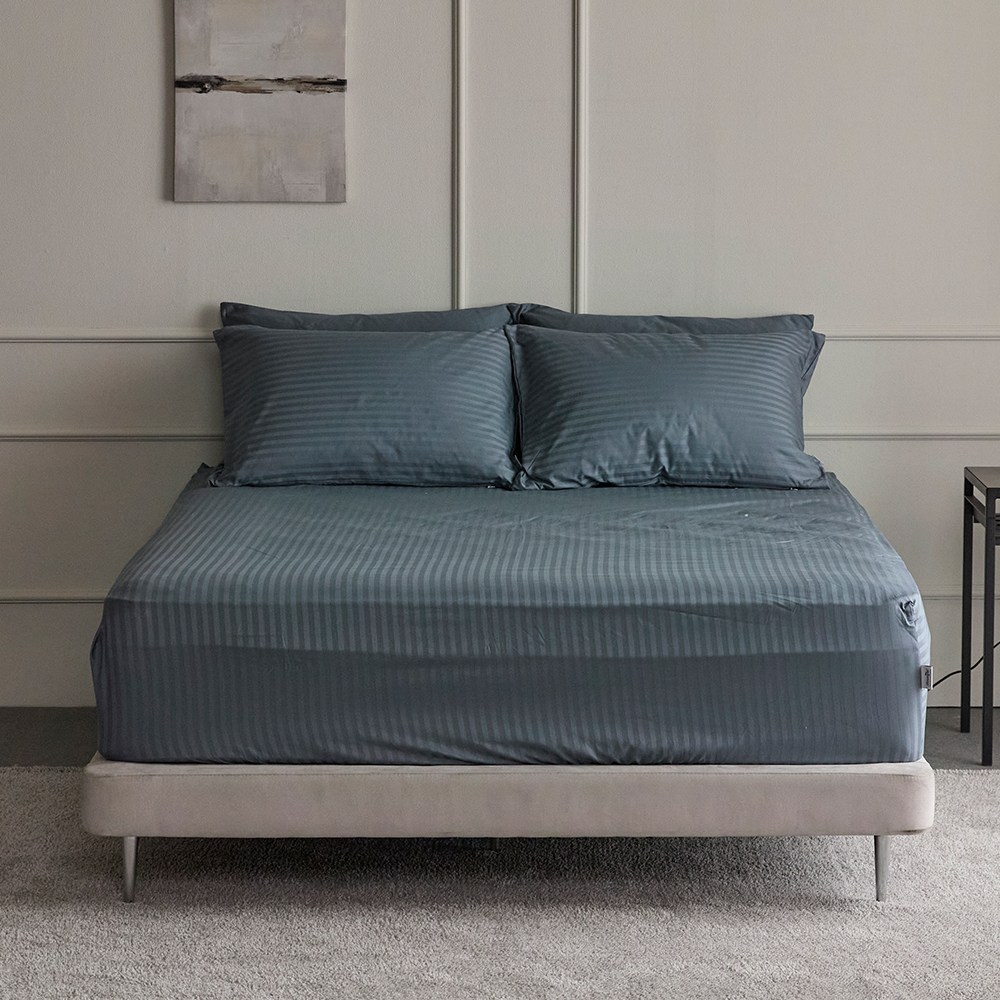 바운티풀 호텔침구 60수 사틴순면 스트라이프 매트리스커버 초광폭 41,310원