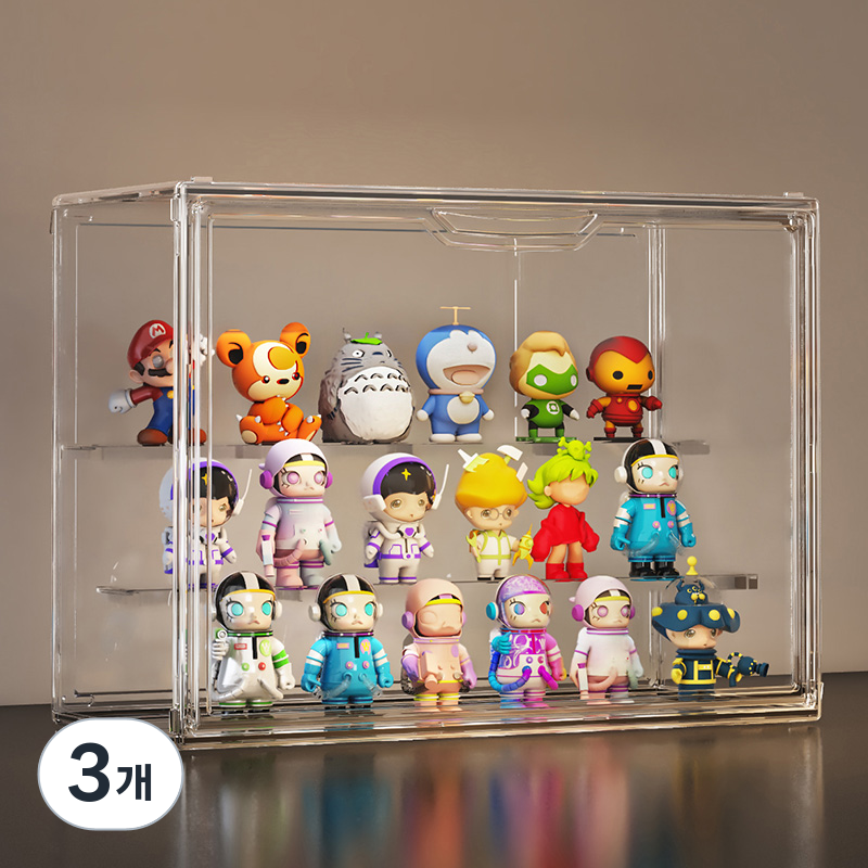 KOKHUB DIY 블록 자유 조립 피규어케이스 피규어아크릴케이스 피규어진열장/진열장, 3개 51,250원