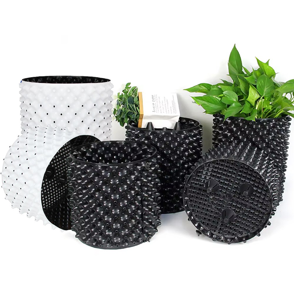 아띠꼴로 플라스틱 블루베리 타공 숨쉬는 과습방지 뿌리 화분, 1개, 블랙블랙 2,200원