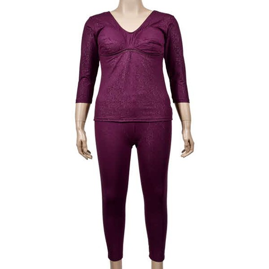 포근한 기모 플라워 패턴 편안한 착용감 브라내의 세트 SW2209-0179 78,700원