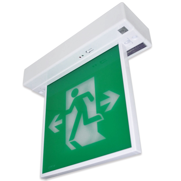LED유도등 국산 유도등 LED 천장 피난구 도광판 중형 양면 양방향, 1개 44,000원
