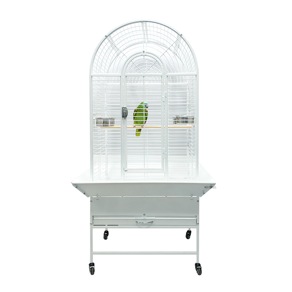 가성비 좋은 대형 회색 뉴기니아 앵무새 새장 케이지, 화이트, 1개 335,000원