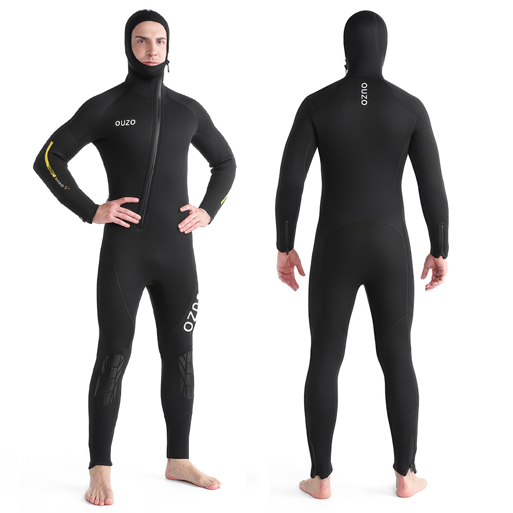 OUZO 남성 5mm 프리다이빙 후드 웻슈트 145,000원