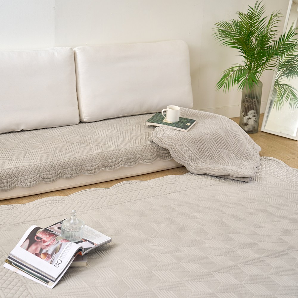 데코빙 넓은 쇼파패드 목화솜 밀림없는 와이드 극세사 돌 쇼파 패드 매트 36,410원