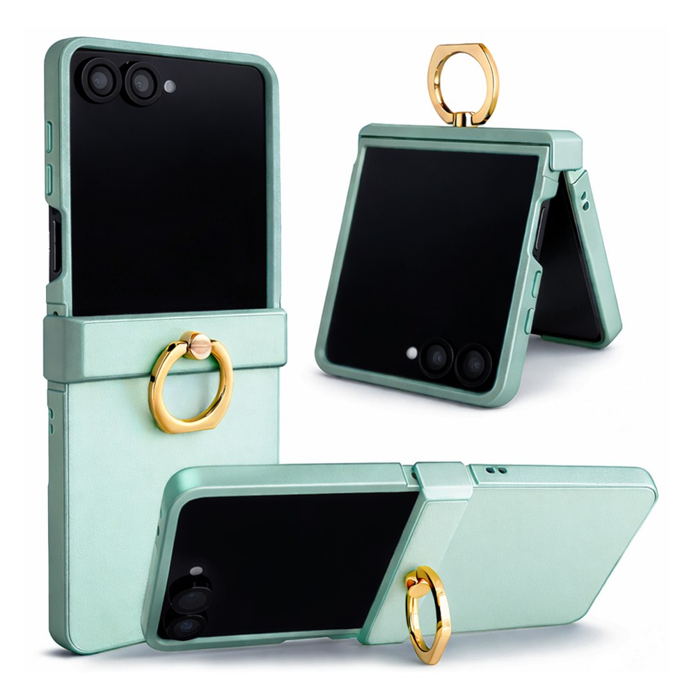 제루크 갤럭시 호환 Z플립 지플립 힌지보호 소가죽 거치 링 핸드폰 케이스 20,990원