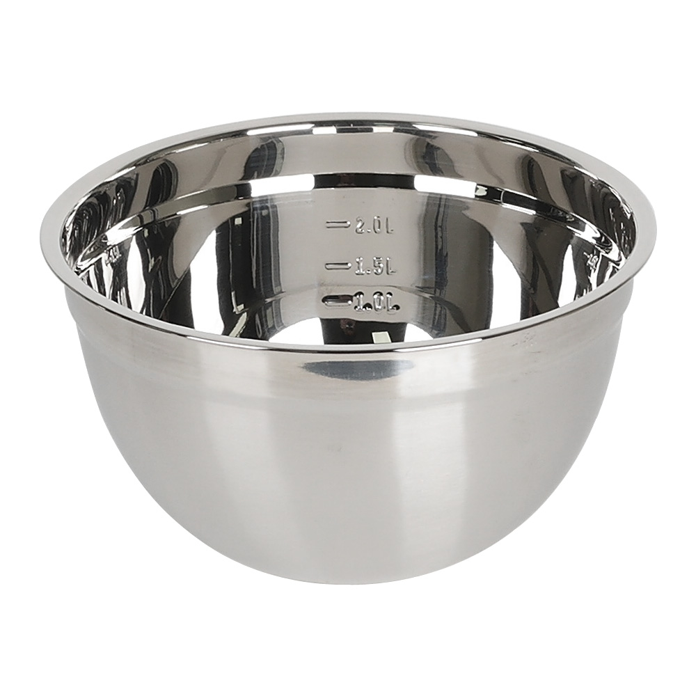 스텐 깊은 믹싱볼 베이킹볼 야채세척 계량 용량 눈금 스텐볼, 1개 10,200원