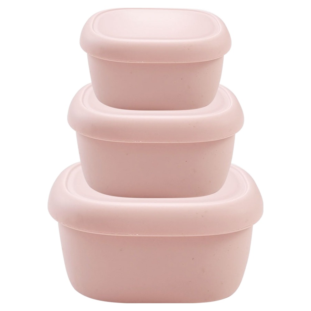 실리팟 실리콘 밀폐용기 피치핑크 3종 세트, 1세트, 소 180ml + 중 330ml + 대 600ml 23,200원