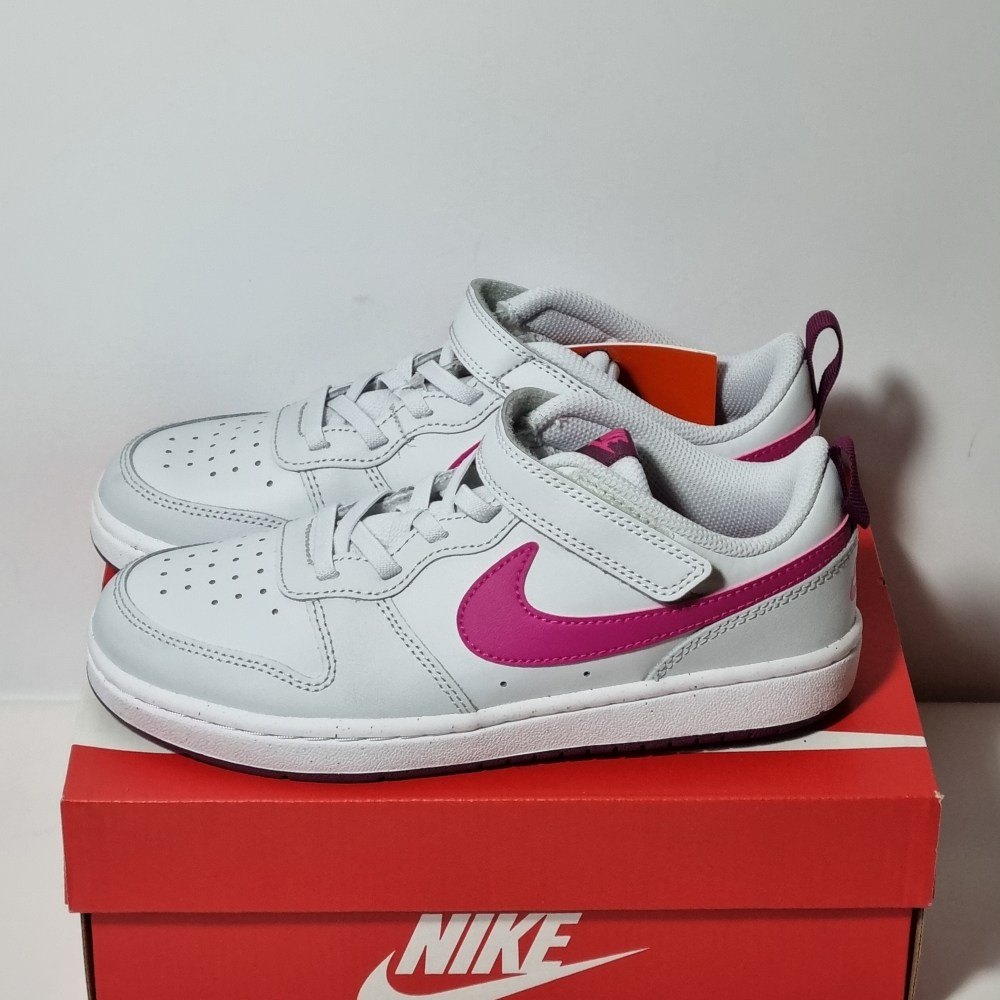 [국내매장판]나이키 키즈 베이비 코트 버로우 로우2 화이트-핑크 아동 운동화 양말사은품 증정 49,900원