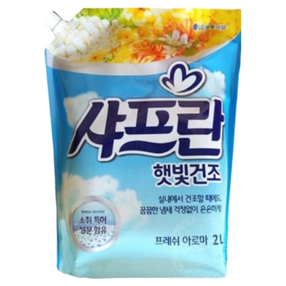 샤프란 건조 섬유유연제 햇빛건조 리필 2L 프레쉬아로마, 4개, 2L 14,300원