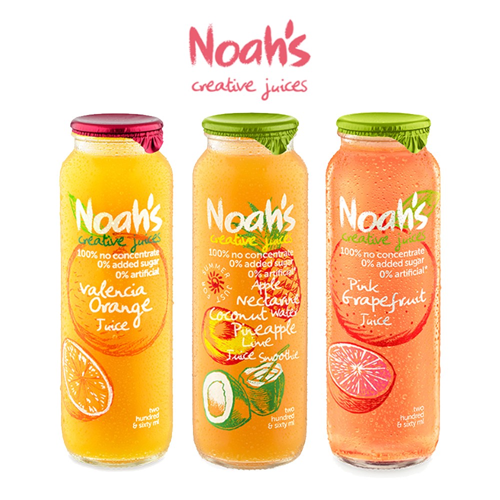 노아주스 3가지맛(발렌시아오렌지+핑크 자몽+애플 코코넛 파인애플) 260mlx12ea 46,900원