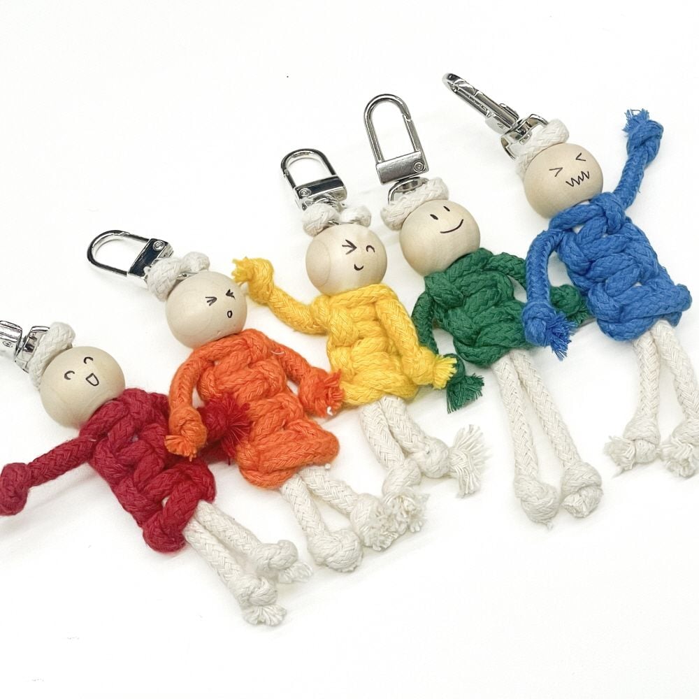 (솜씨키트) 오늘의 걱정을 모두 날려줘. 마크라메 걱정인형 만들기 DIY 키트 21,610원