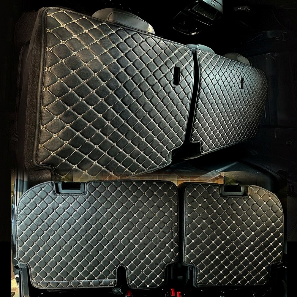 닥쏘오토 타스만 호환 2열 등커버 매트, 블랙+골드스티치 110,000원