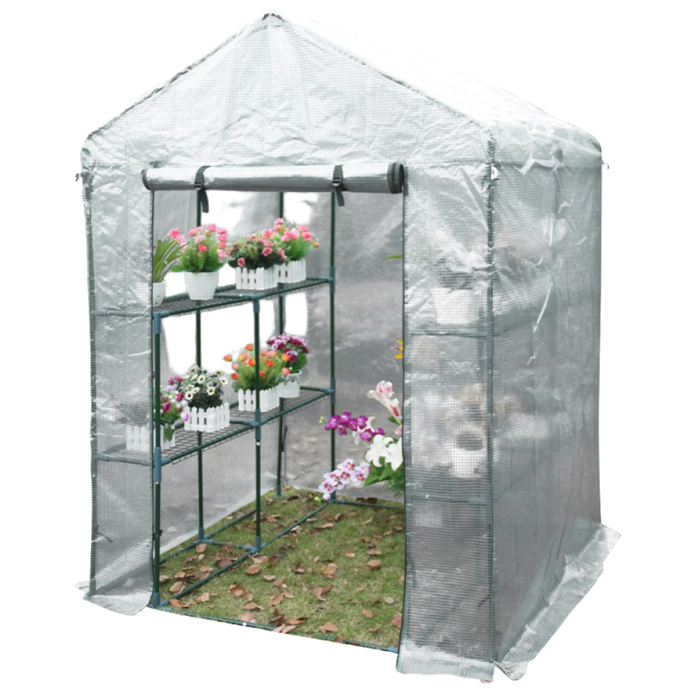 조립식 비닐하우스 미니 온실 소형 외풍차단 비닐 베란다 다육이 농막 길고양이 80,000원