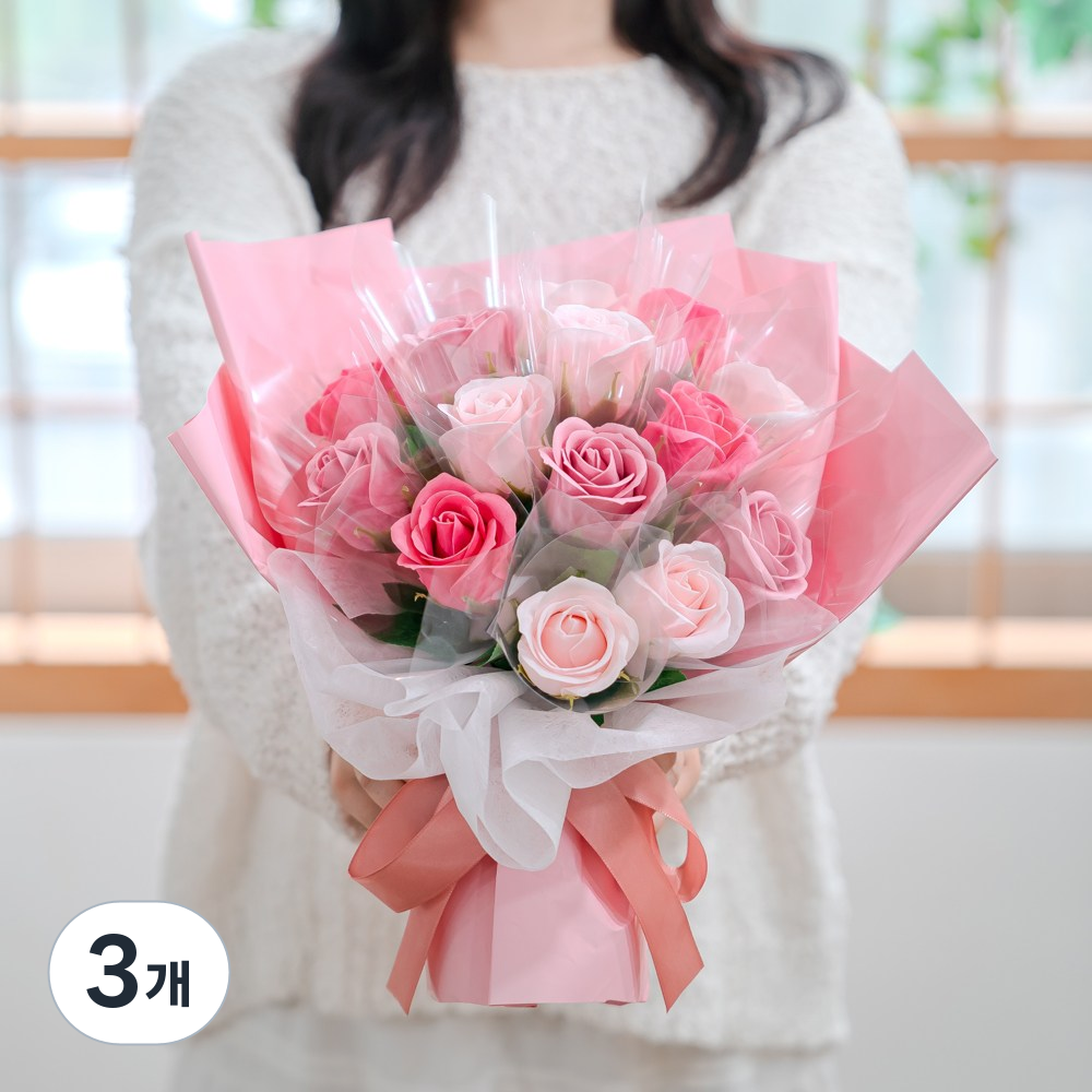 지오머스 꽃다발 비누꽃다발 조화 비누꽃 꽃 돈꽃다발 50,700원