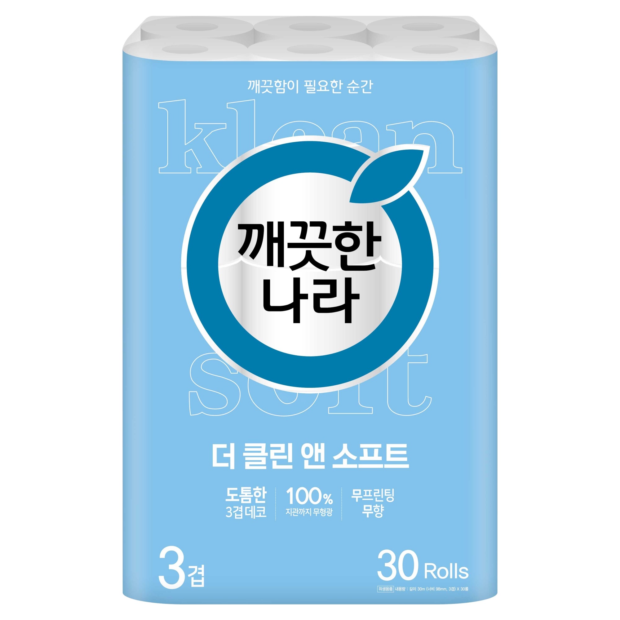 깨끗한나라 3겹 더 클린 앤 소프트 화장지 15,400원