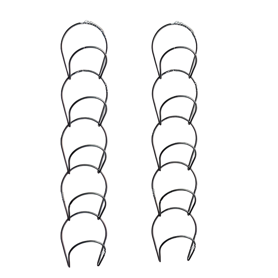 인센업 모자 보관용 후크 행거 2개 10개입, 1세트, 블랙 12,000원