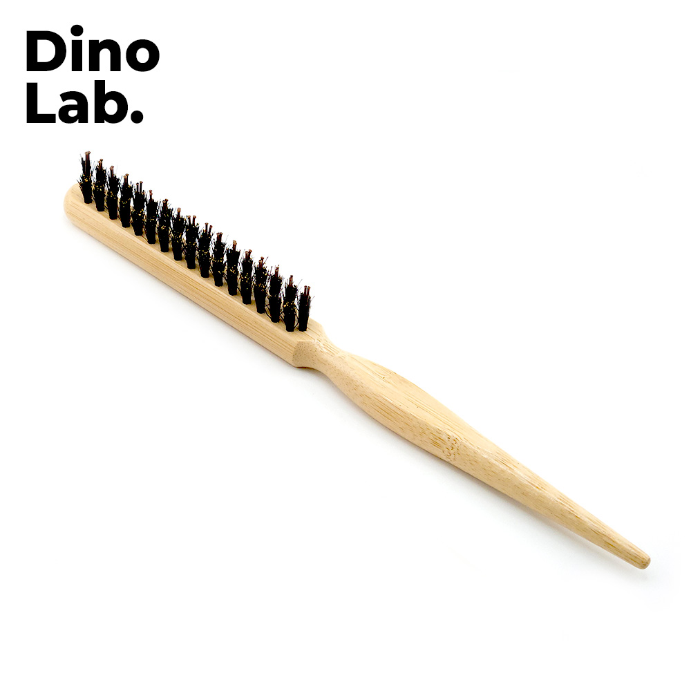 디노랩 돈모 브러쉬 뿌리볼륨 백콤 업스타일 헤어 스타일링 빗, 1개, 우드 5,900원