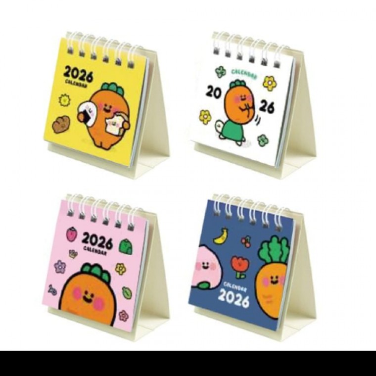 2026 당근 탁상 달력 4개 쪼꼬미 책상 캘린더 3,500원