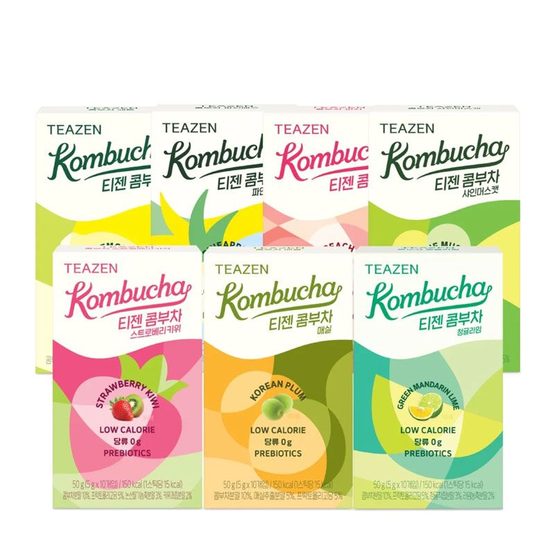 티젠 콤부차 7종(매실+청귤+스트로베리+샤인머스캣+파인애플+피치+레몬) 24,990원