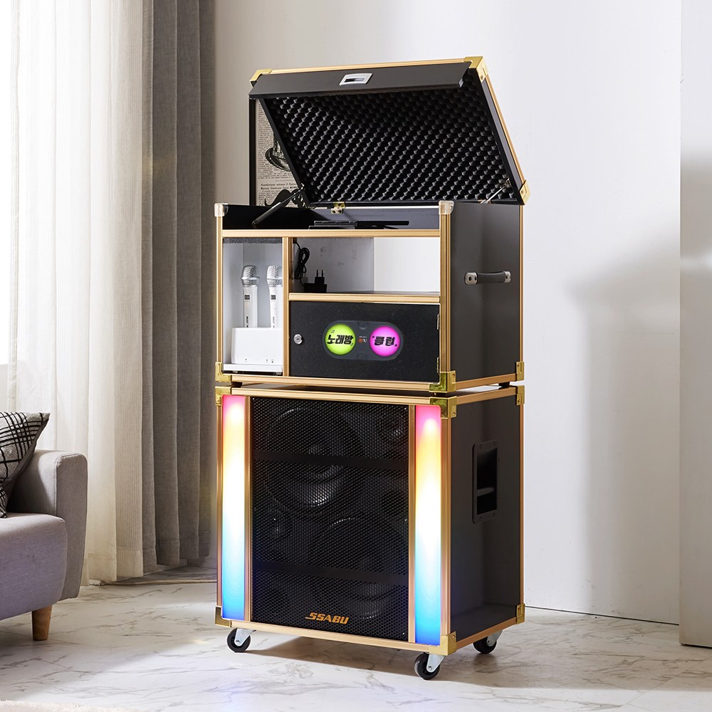 태진 싸부 이동식 노래방 케이스 MS-2400L 가정용 노래방 기기 기계 1,510,000원