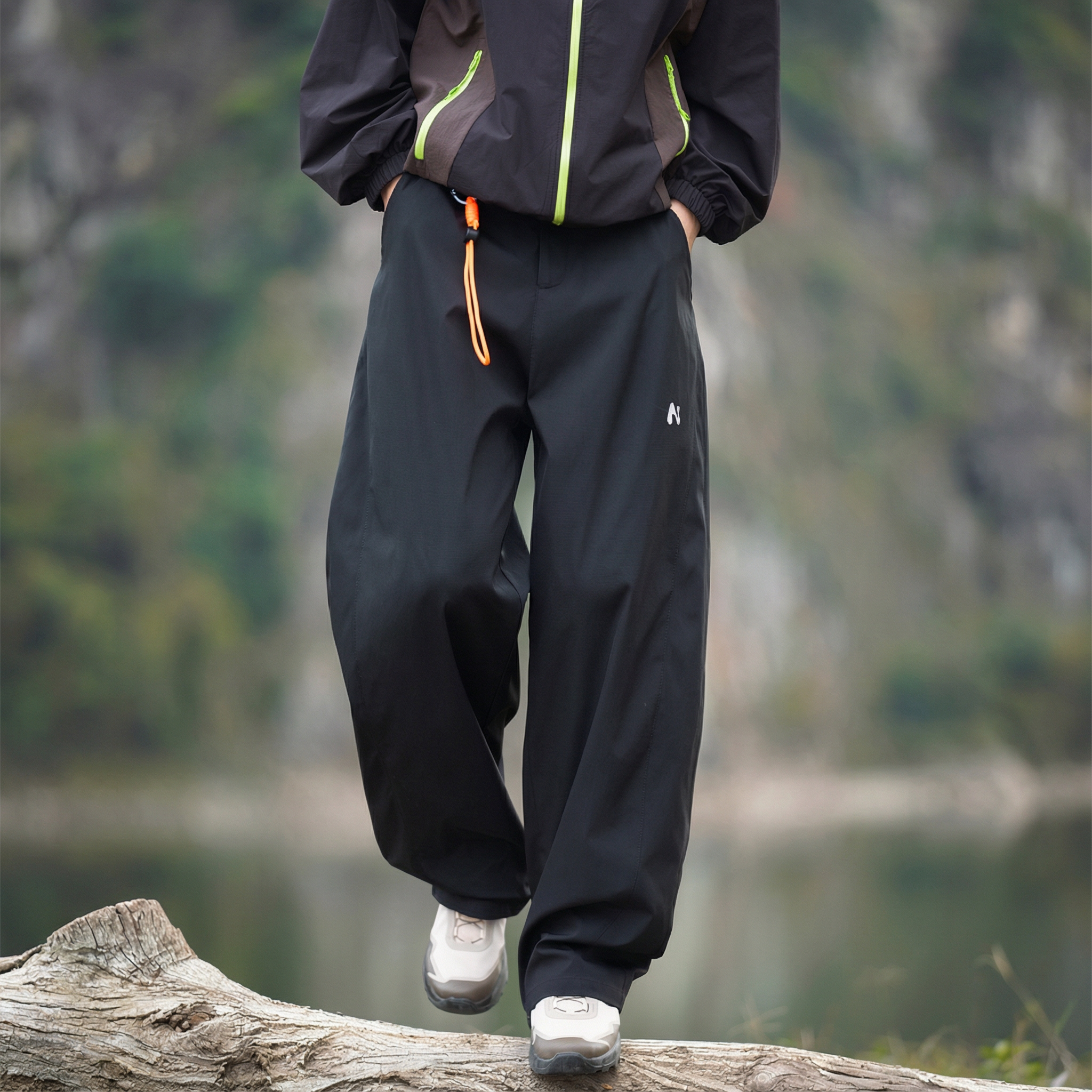 HANYO 남성 방수 아웃도어 작업복 카고 포켓 팬츠 롱팬츠 27,900원