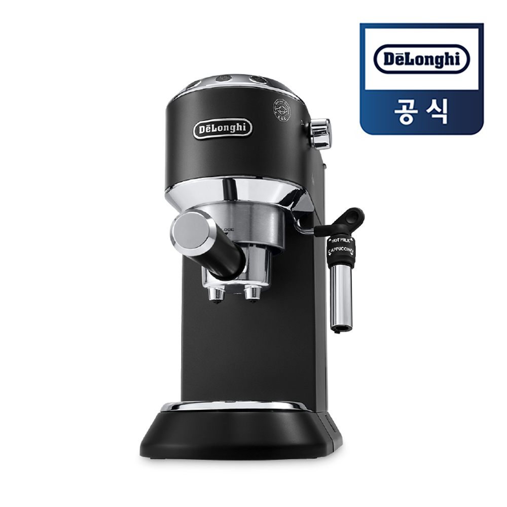 [원두 증정] 드롱기 뉴데디카 반자동 커피머신 EC685 (블랙화이트메탈), 블랙, EC685.BK 234,400원