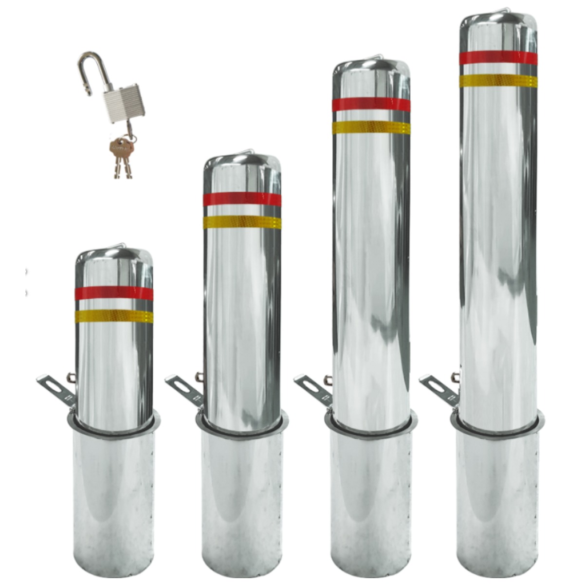 스텐 일자 볼라드 (매립이동식) 165파이, 1개 117,110원