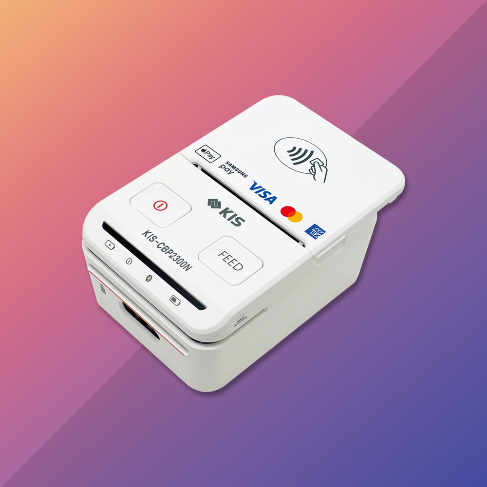 블루투스 무선단말기 카드결제 휴대용 NFC 간편결제 애플페이 KIS-CBP2300N 키스정보통신, 1개, 단말기/공기계만필요 157,700원