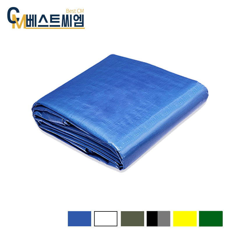 베스트씨엠 방수천막 320g 최고급지 그라운드시트 갑바 타프, 연청색 258,000원