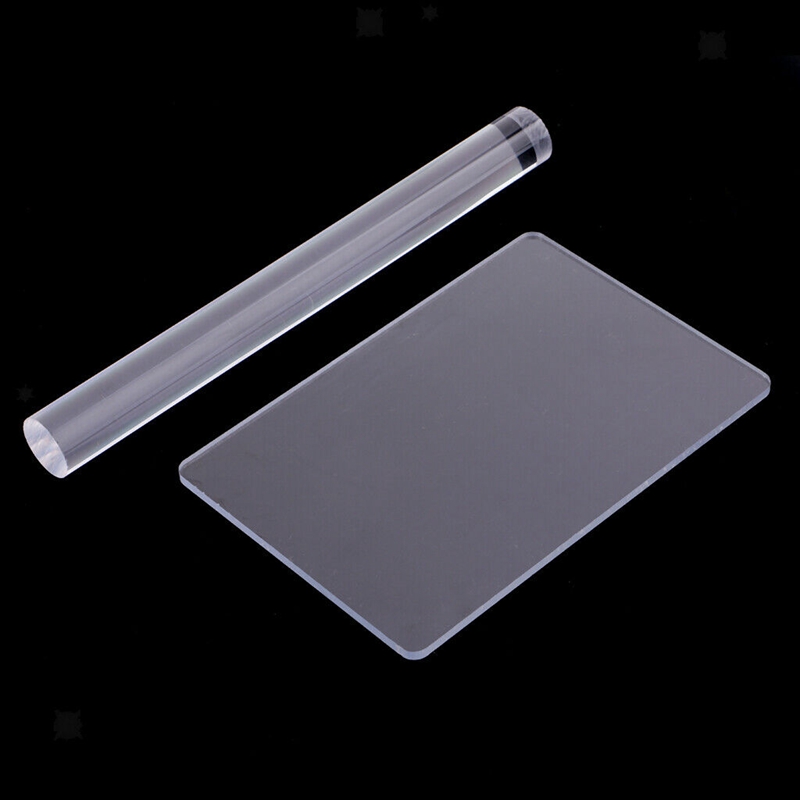 2 PCS 솔리드 아크릴 롤러 롤링 핀 스컬 피 고 폴리머 클레이 아트 공예 액세서리 7,260원