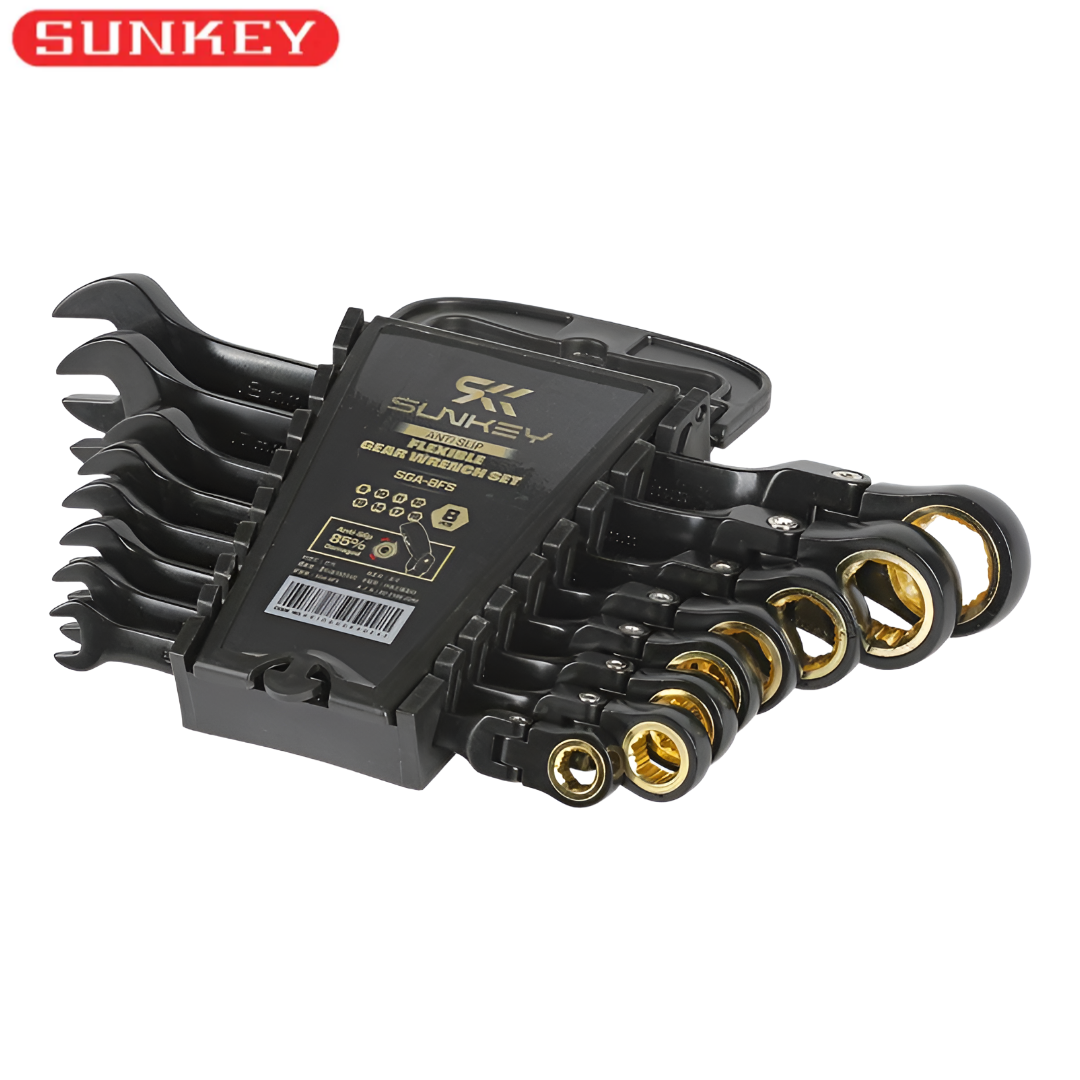 썬키 플렉시블 기어렌치세트 SGA-8FS 안티슬립 깔깔이 스패너 라쳇렌치 8PCS 51,240원