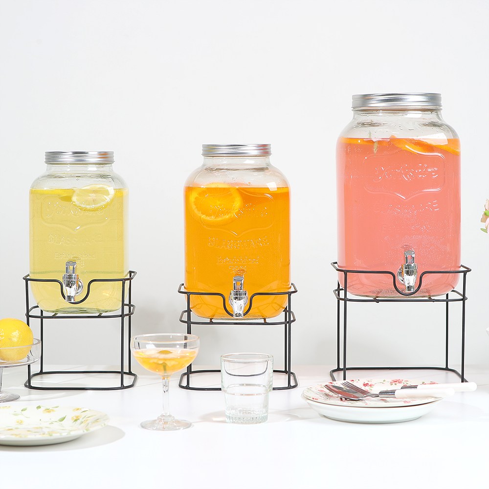 크린리빙 와이어 쥬스 대용량 음료수 디스펜서 카페 유리 피처 저그 17,900원