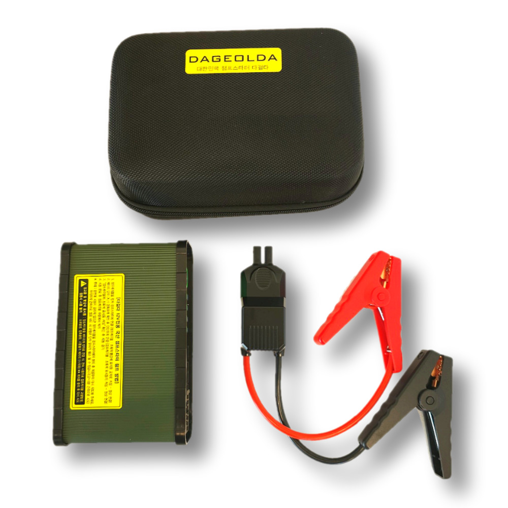 다걸다  JUMP-12000 국산 점프스타터 보조배터리 긴급시동 + 스마트 점프케이블 + 하드케이스 가방 63,070원