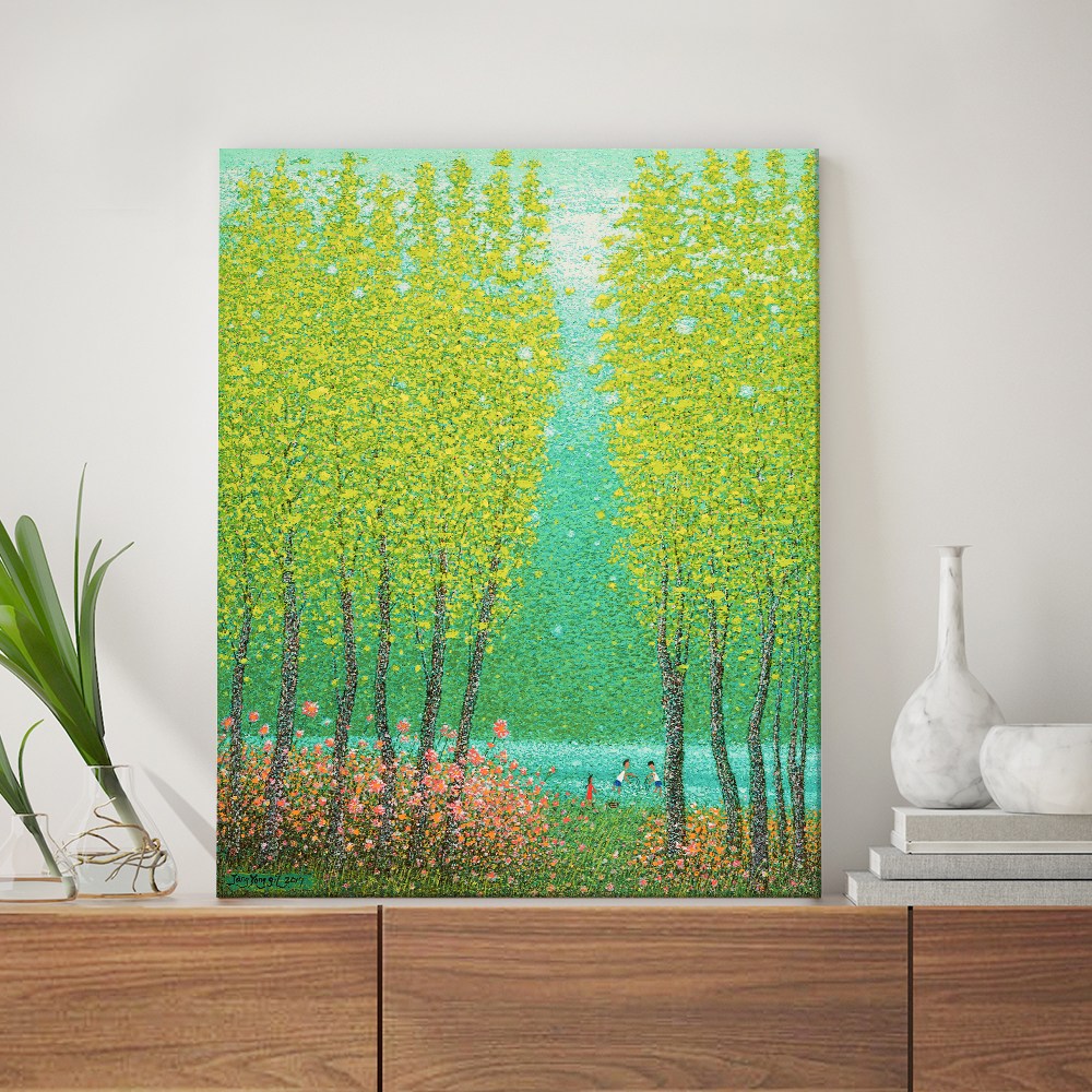 [인메이블] 장용길 작가 아트에디션 46종 캔버스 액자 23~46번 풍경화 거실 인테리어 그림 추상화 달항아리 59,800원