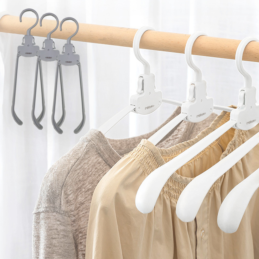 원터치 폴딩 옷걸이 여행용 어깨뿔방지 접이식 니트 정장, 그레이, 30개 25,500원