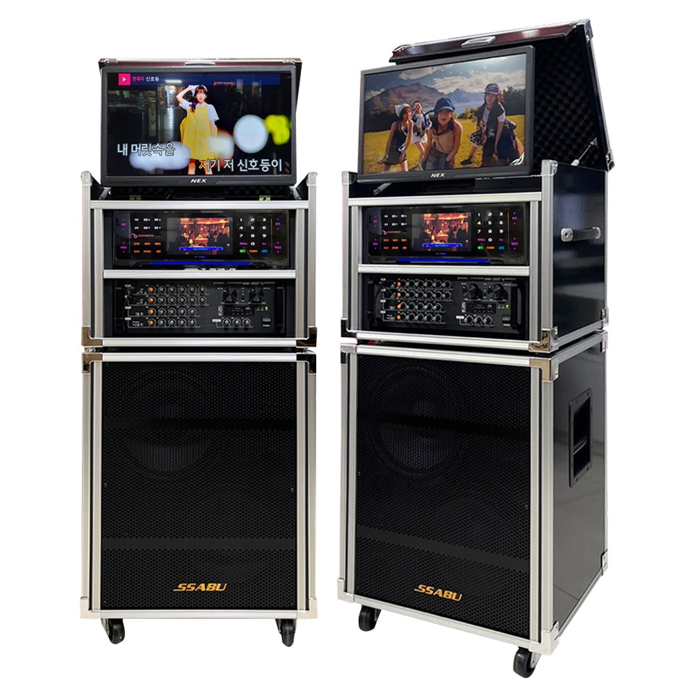 금영노래방 KY-S1000 이동식 노래방 20인치 LED모니터 세트(26년 최신곡 포함), 금영노래방 LED모니터 일체형+무선마이크 0707 1,629,000원