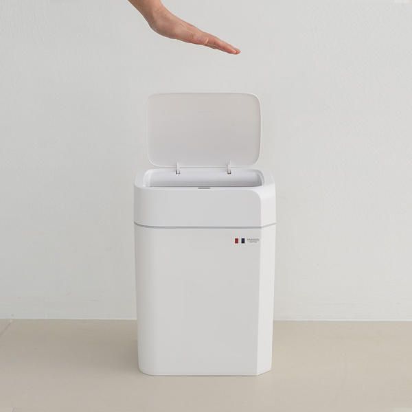 파리지앵 모션 센서휴지통, 화이트 15,800원