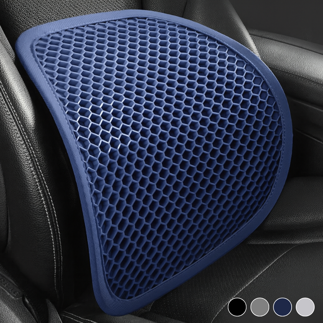 루먼트 자동차 사무실 의자 허리쿠션 벌집형 요추 지지대 등받이, 1개, 아이스 블루 15,900원