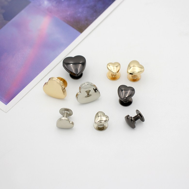 나사형 하트리벳 레지 나사리벳 가시메 솔트레지 가죽공예, 1개, 골드 700원