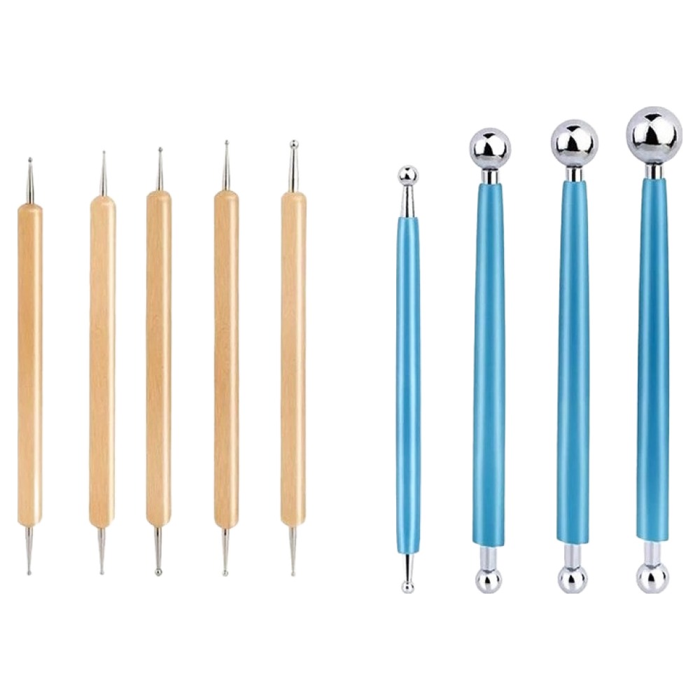 올이즈유 조소도구 도예 조각도 A타입 9종 세트, 9개입 8,000원